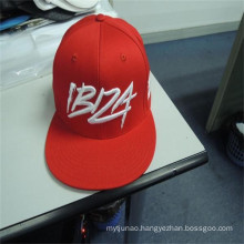 Custom us brand style 3d logo flat promotion cap